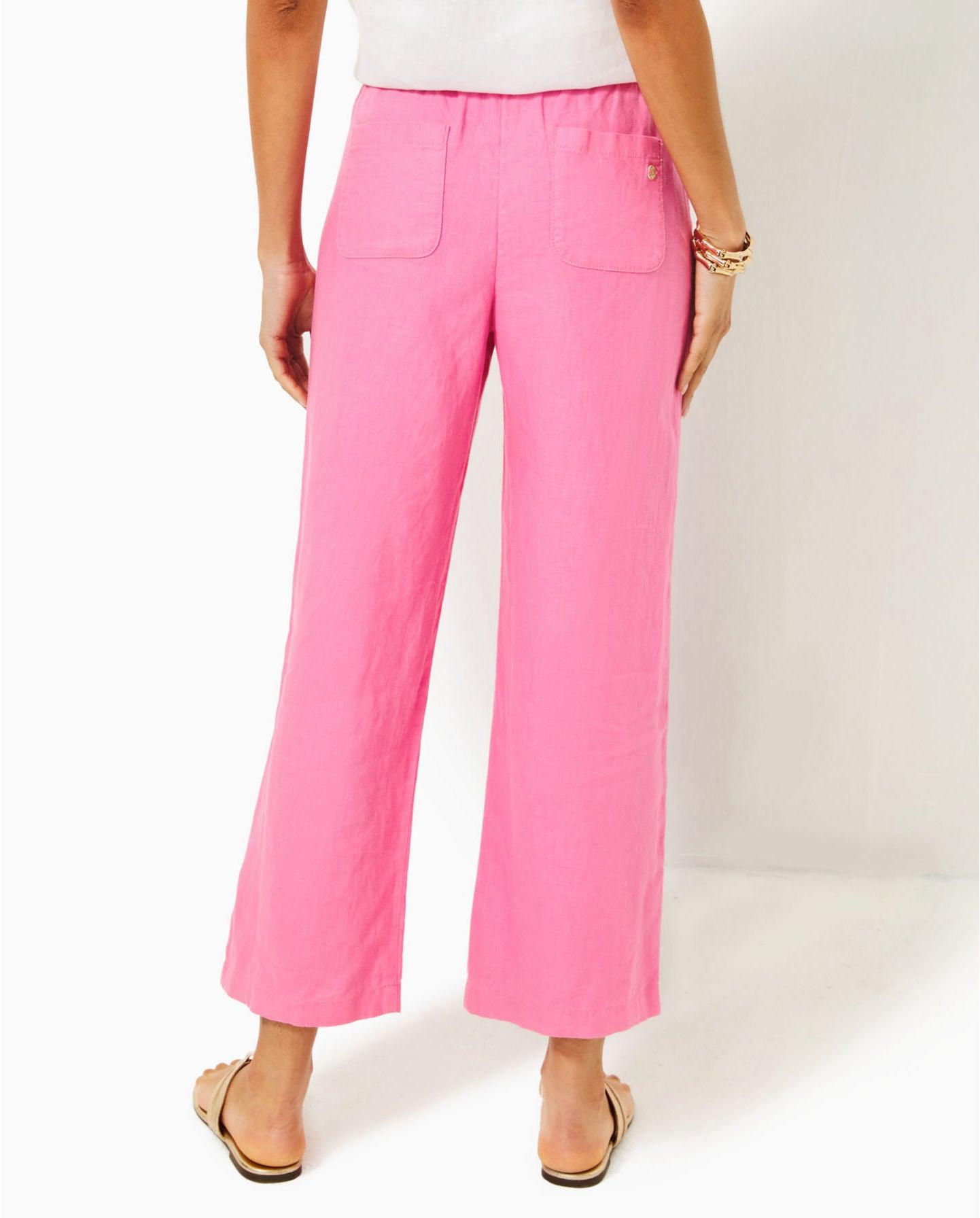 Brawley Linen Crop Pant