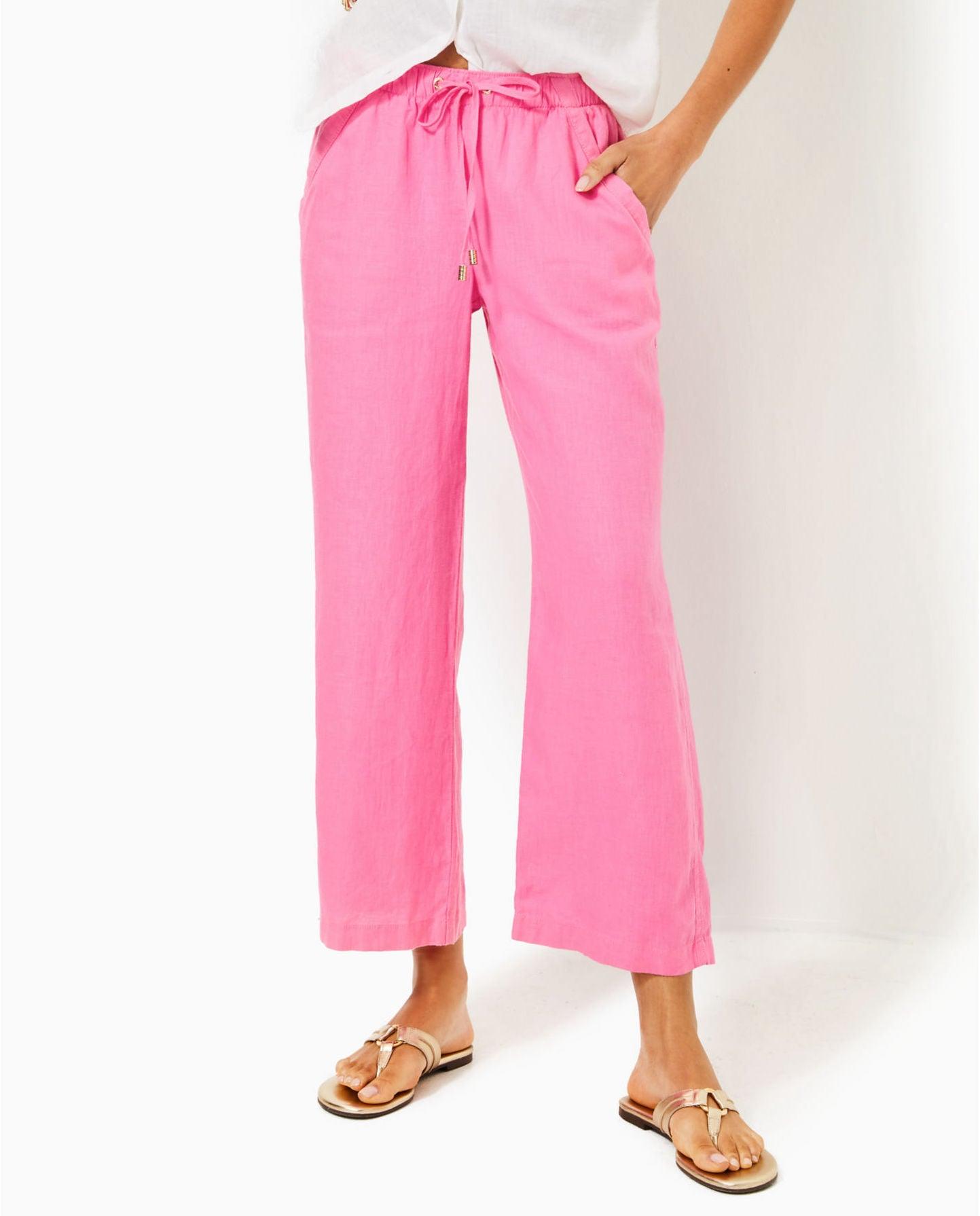 Brawley Linen Crop Pant